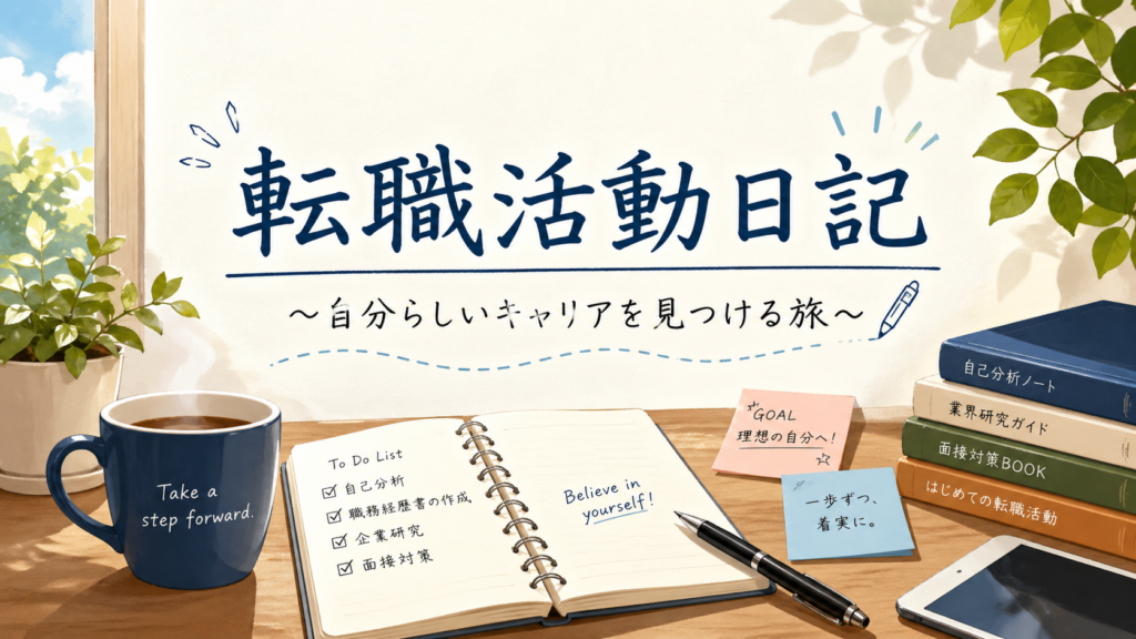 「転職活動日記」のアイキャッチ画像